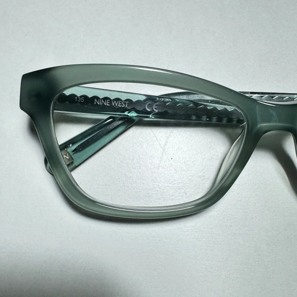 Nine West NW5086 418 Teal Green Cat Eye Eyeglasses Frames 52-16-135